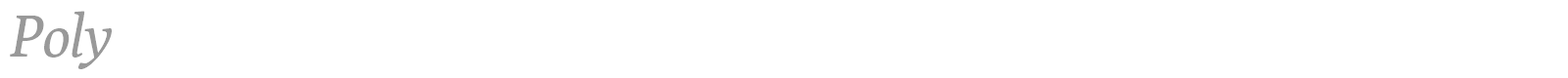 Poly font preview