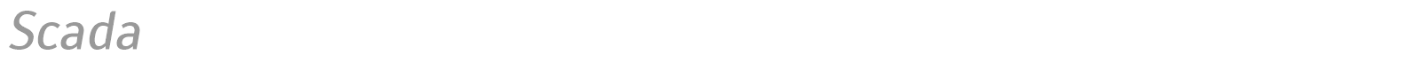 Scada font preview