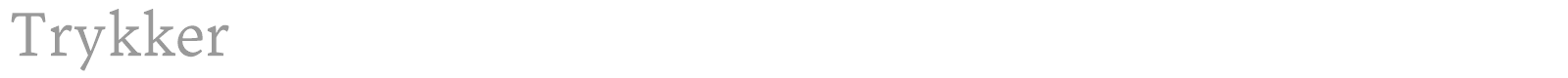 Trykker font preview