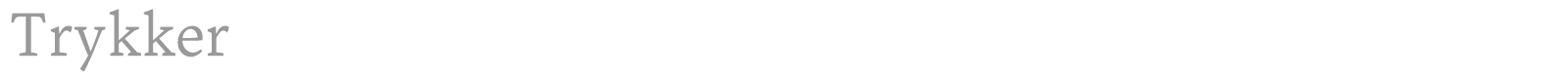 Trykker font preview