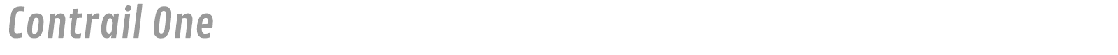 Contrail One font preview