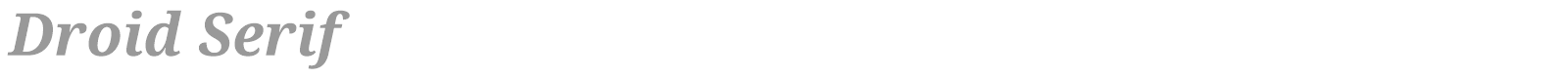 Droid Serif font preview
