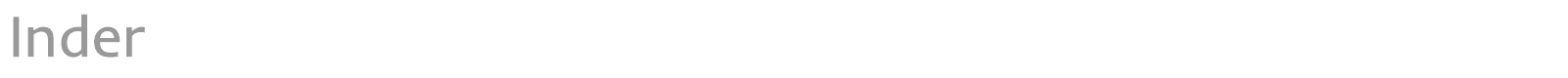 Inder font preview