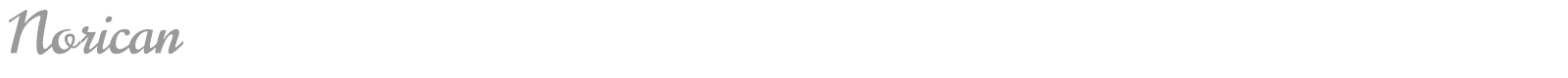 Norican font preview