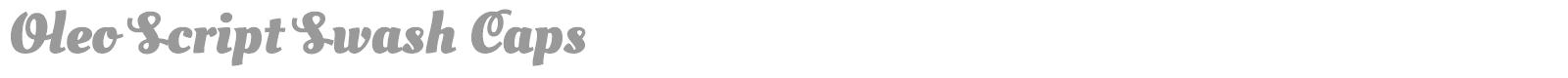 Oleo Script Swash Caps font preview