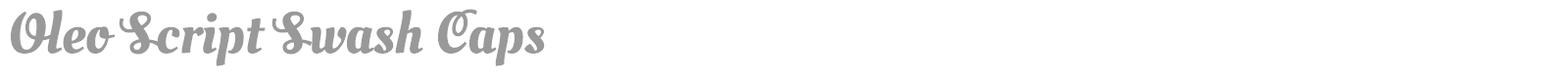 Oleo Script Swash Caps font preview