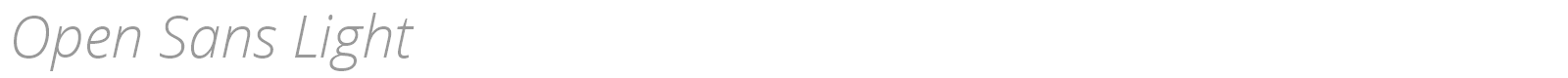 Open Sans font preview