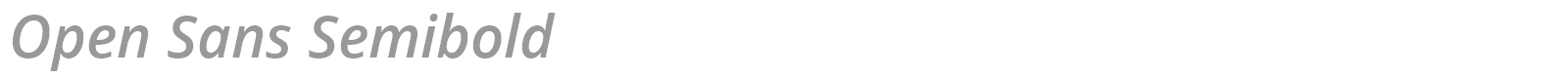 Open Sans font preview