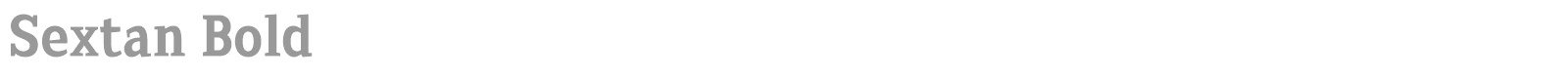 Sextan font preview