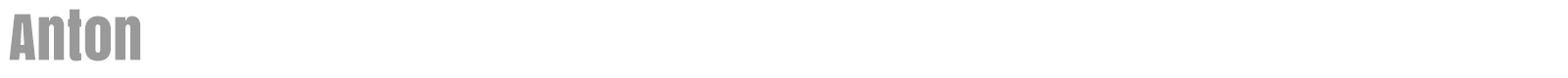 Anton font preview