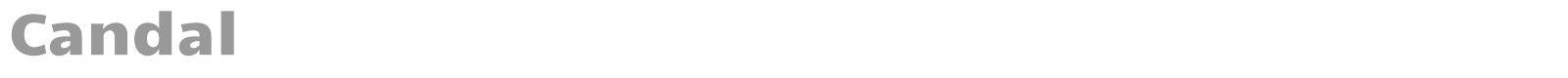 Candal font preview