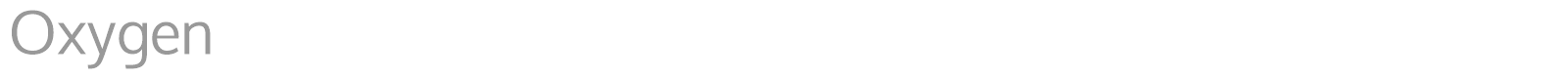 Oxygen font preview