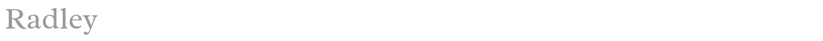 Radley font preview