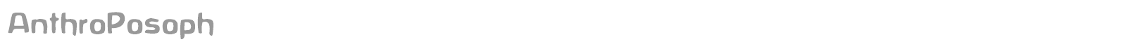 Anthro Posoph font preview
