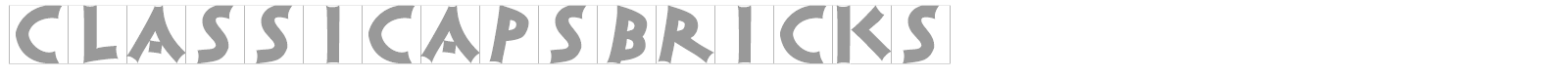 ClassiCaps font preview