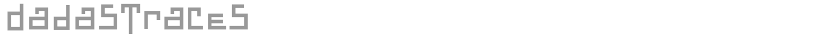 Dadas Traces font preview