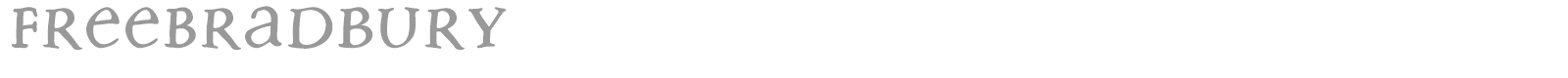 Free Bradbury font preview