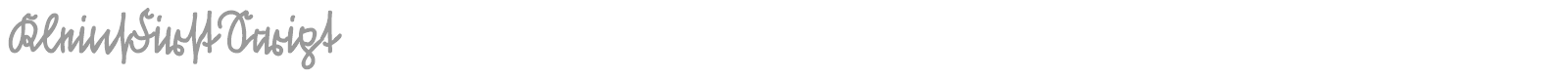 Kleins First Script font preview