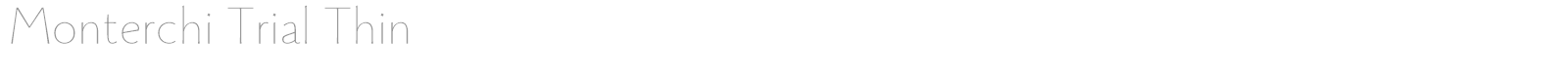 Monterchi font preview