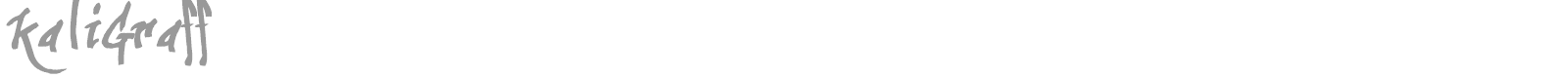 KaliGraff font preview