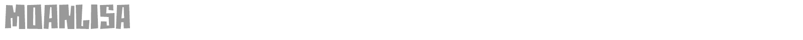 Moan Lisa font preview