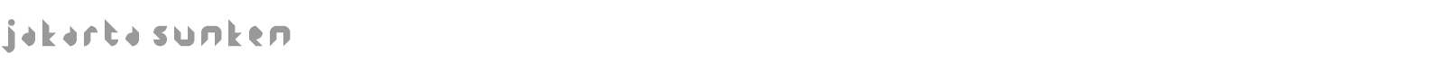 Jakarta Sunken font preview