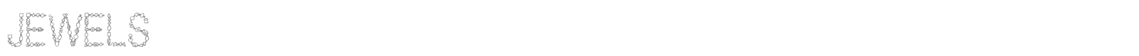 Jewels font preview