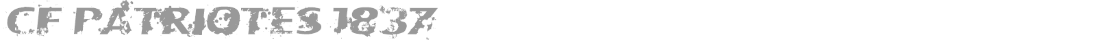 Patriotes 1837 font preview
