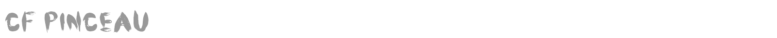 Pinceau font preview