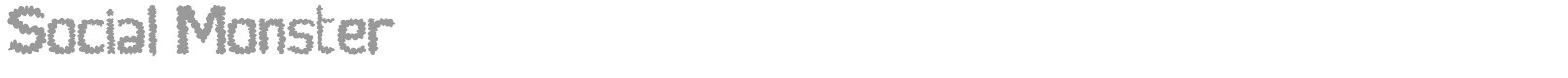 Social Monster font preview