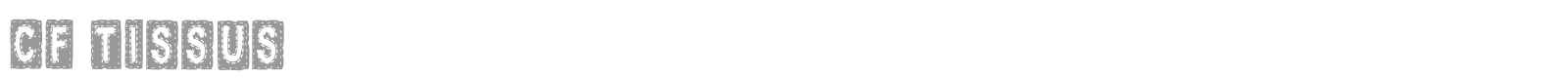 Tissus font preview