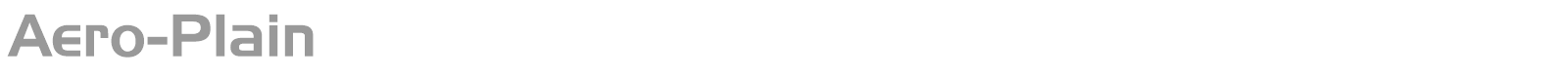 Aero-Plain font preview