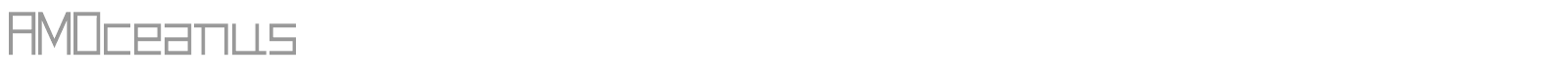 AMOceanus font preview