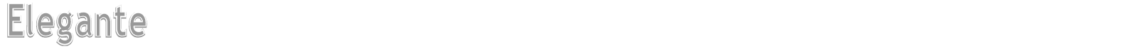 Elegante font preview