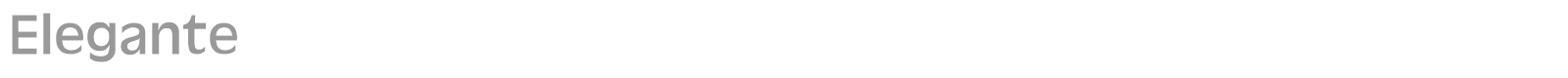 Elegante font preview