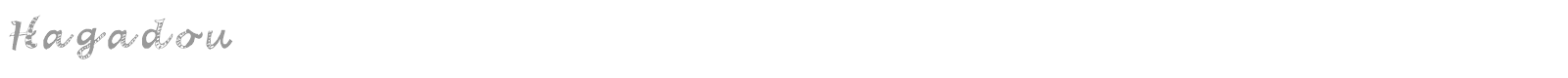 Hagadou font preview