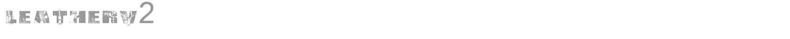Leather font preview