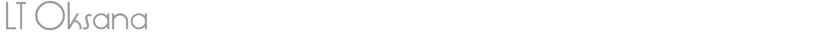 LT Oksana font preview
