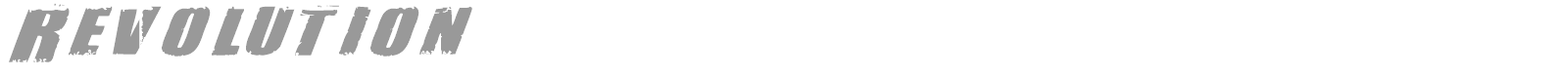 Revolution font preview