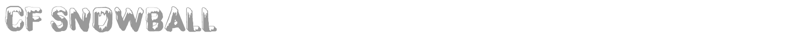 Snowball font preview