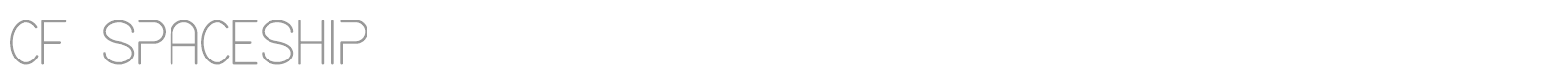 Spaceship font preview