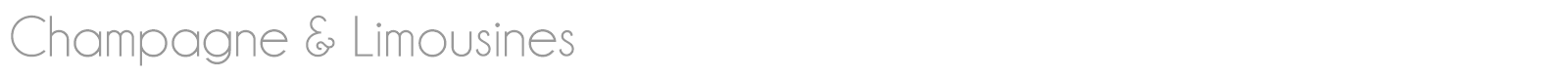 Champagne & Limousines font preview