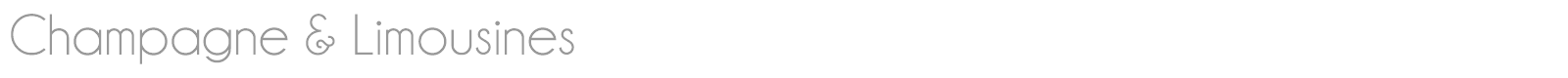 Champagne & Limousines font preview