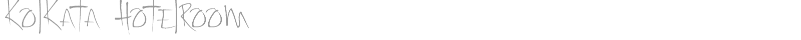 Kolkata Hotelroom font preview