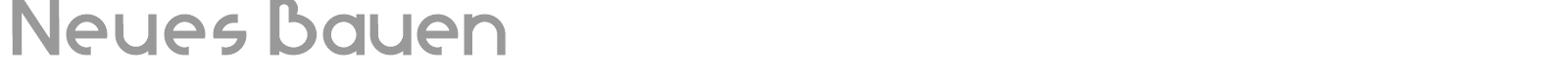 Neues Bauen font preview