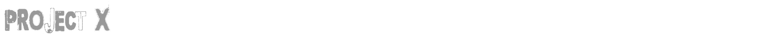 Project X font preview