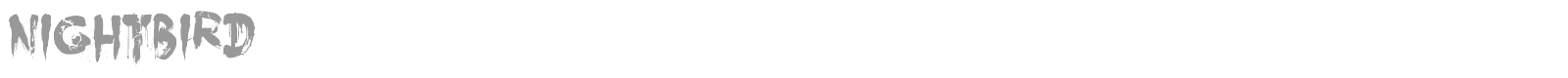 Nightbird font preview
