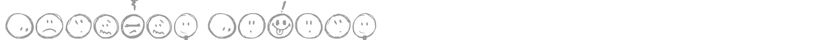Sketchy Smiley font preview