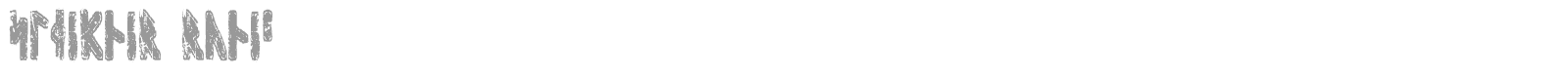 Sleipnir Runic font preview