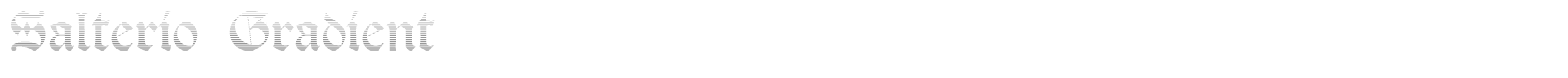 Salterio Gradient font preview